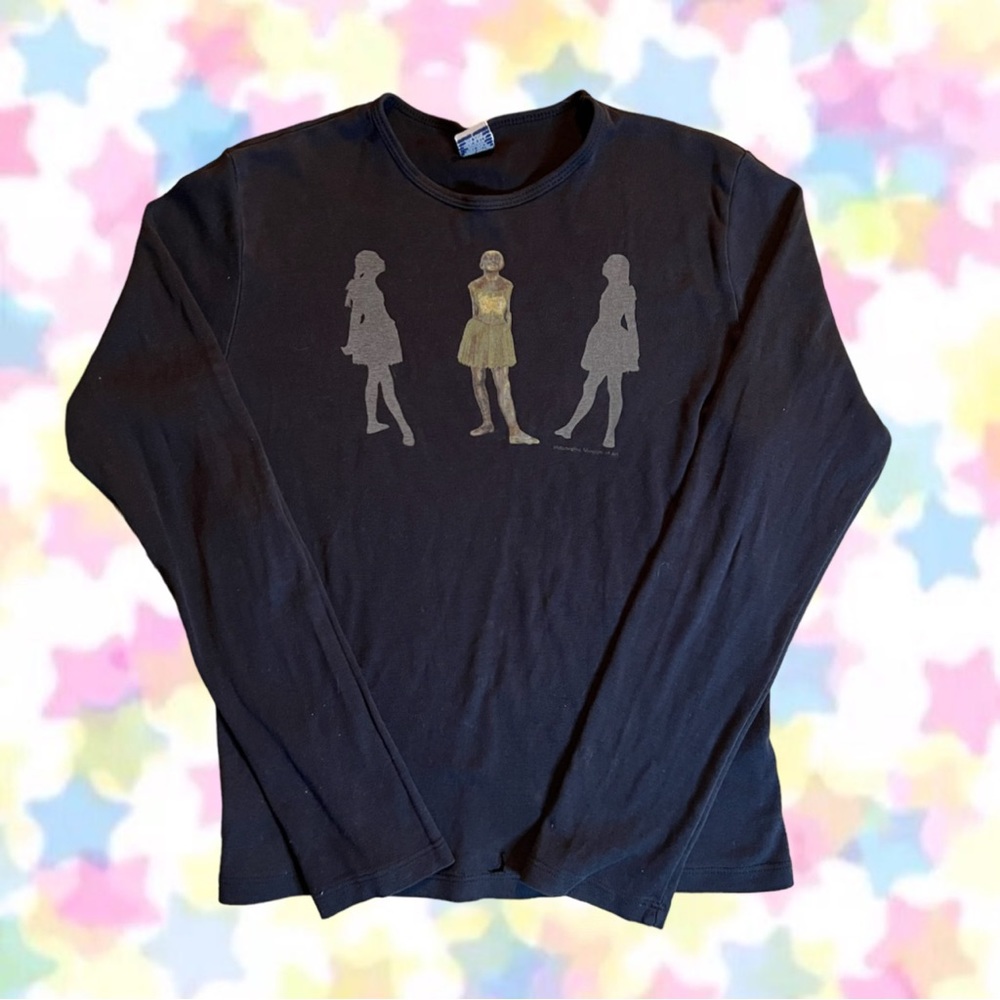 Ballet Dancer Graphic Long Sleeve Baby Tee